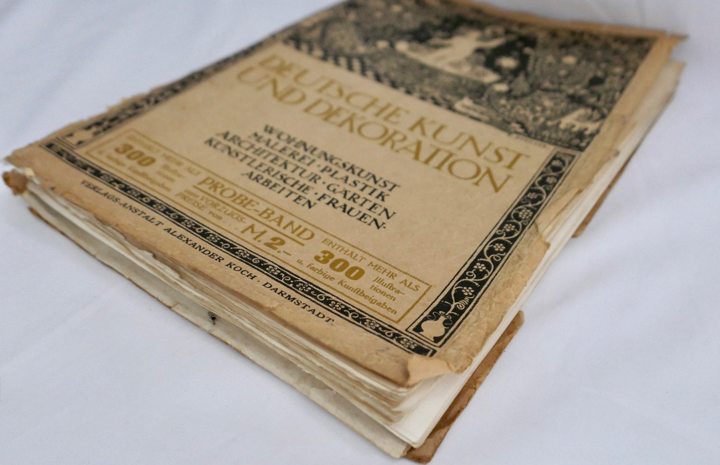 Deutsche Kunst und Dekoration Alexander Koch Darmstadt PROBE-BAND selten 1913 14