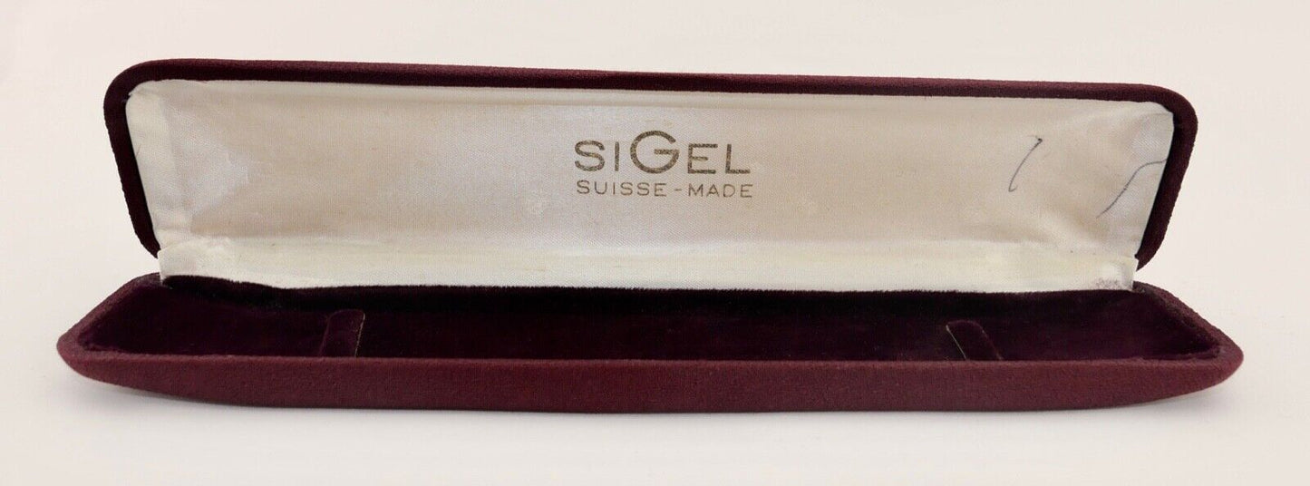 Sigel Vintage Original Etui Box für Uhren Armbanduhren watch Case Uhrenbox