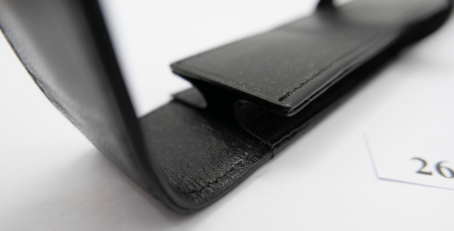 Montblanc schwarzes Leder Etui für Schreibgerät Kugelschreiber Stift Füller