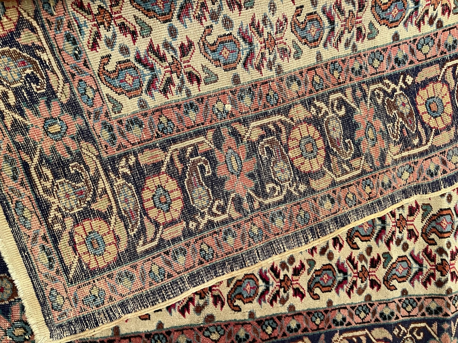 Moud Mud alter Orientteppich Perserteppich old carpet 172x114 cm