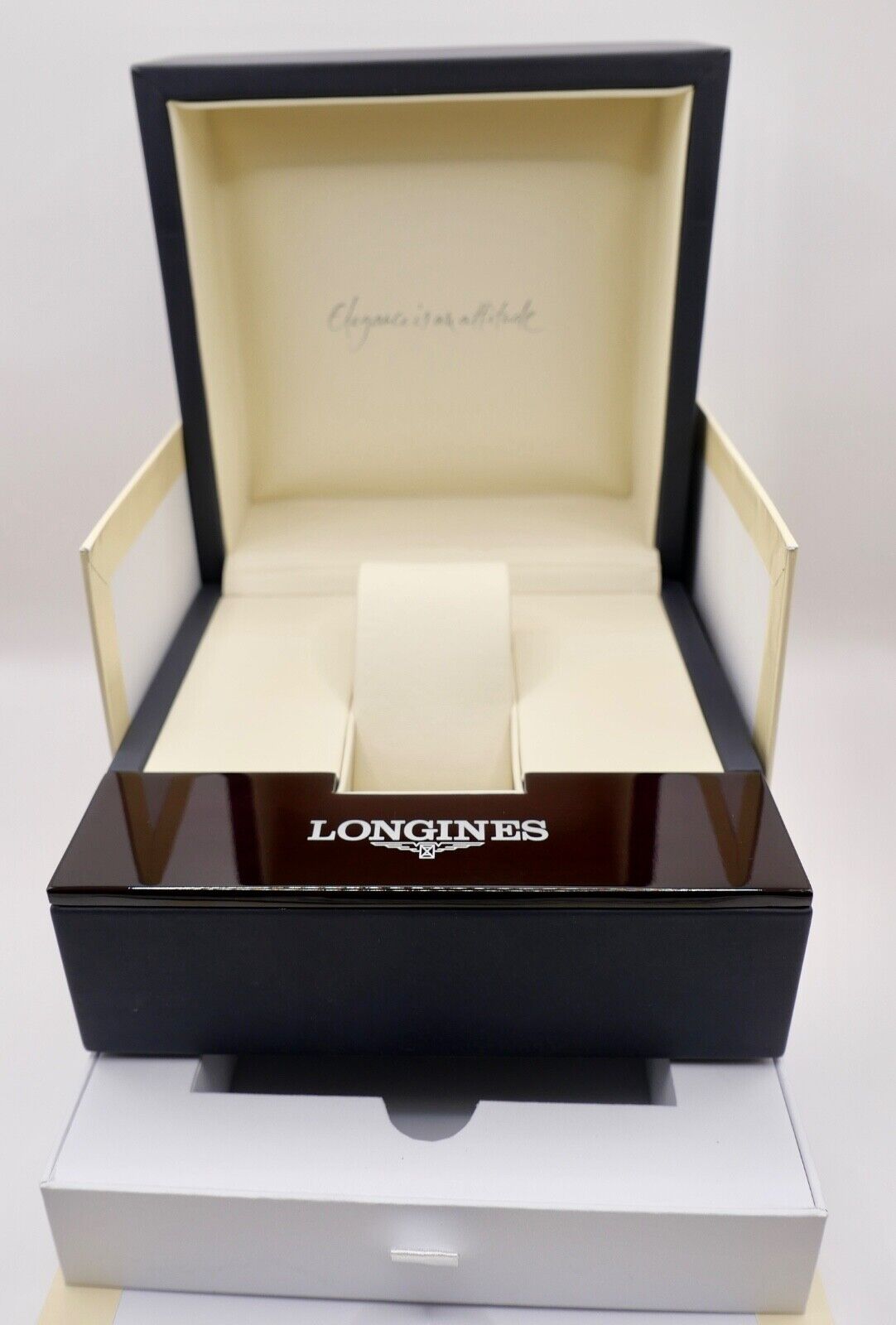 Original LONGINES Uhrenbox mit Uhrenkarte Umkarton Garantie - Antikhandel-Stuttgart