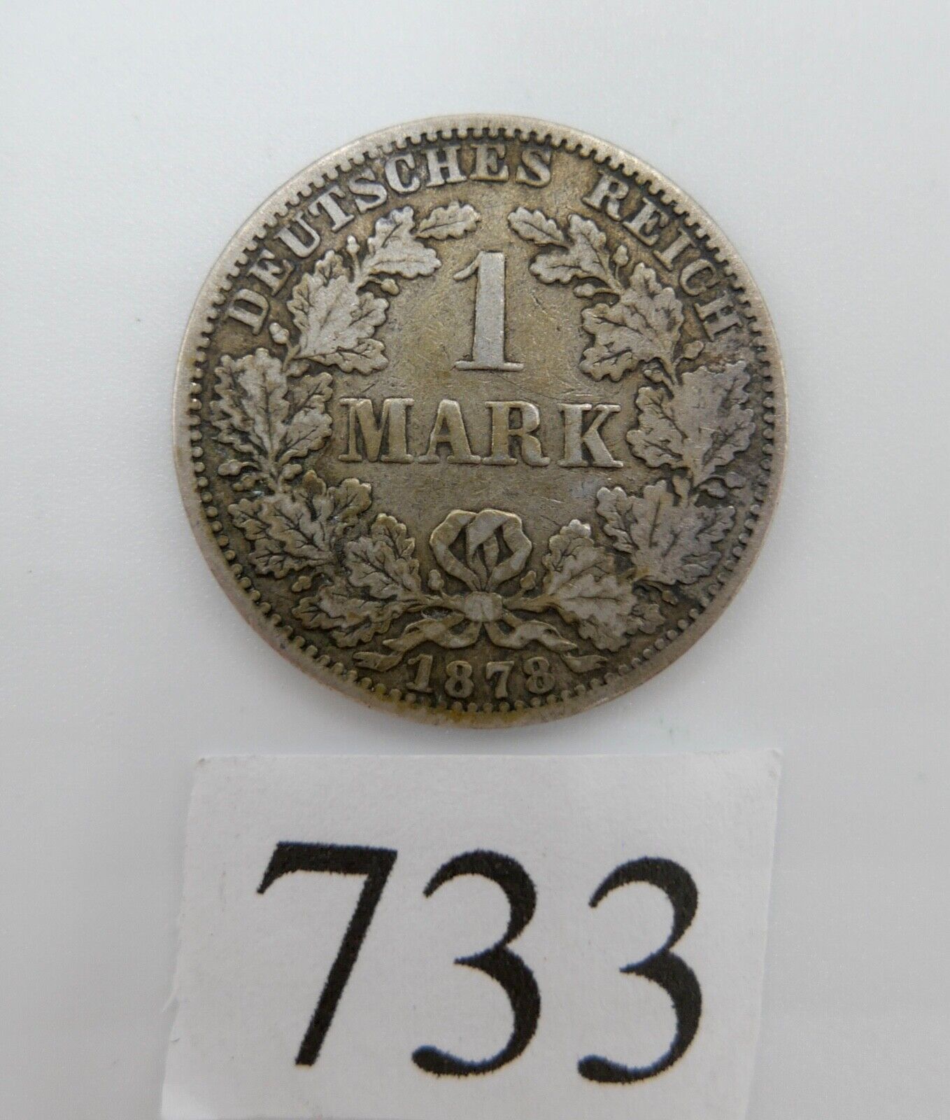 1 Mark Deutsches Reich 1878 A  Jäger J.9