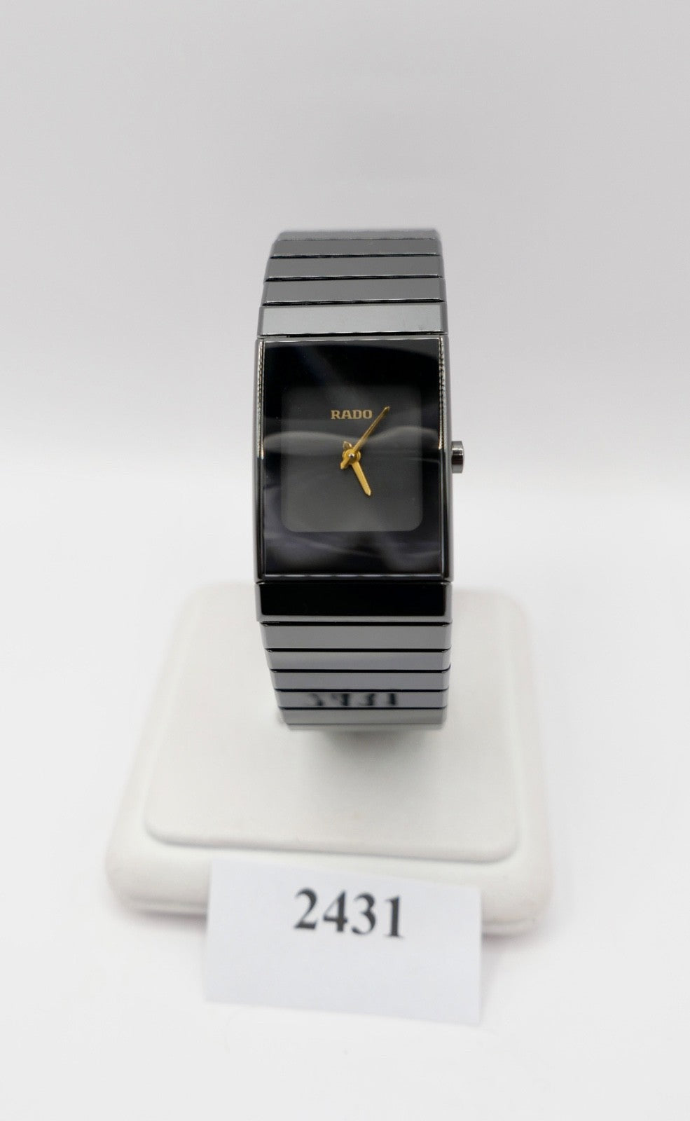 90er Jahre RADO DIASTAR Damenuhr Quarz High-Tech Ceramic 153.0349.3 NEUwertig