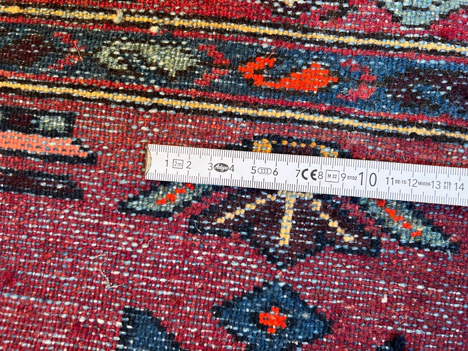 Nomaden Läufer alter Orientteppich Perserteppich old carpet 410x107cm