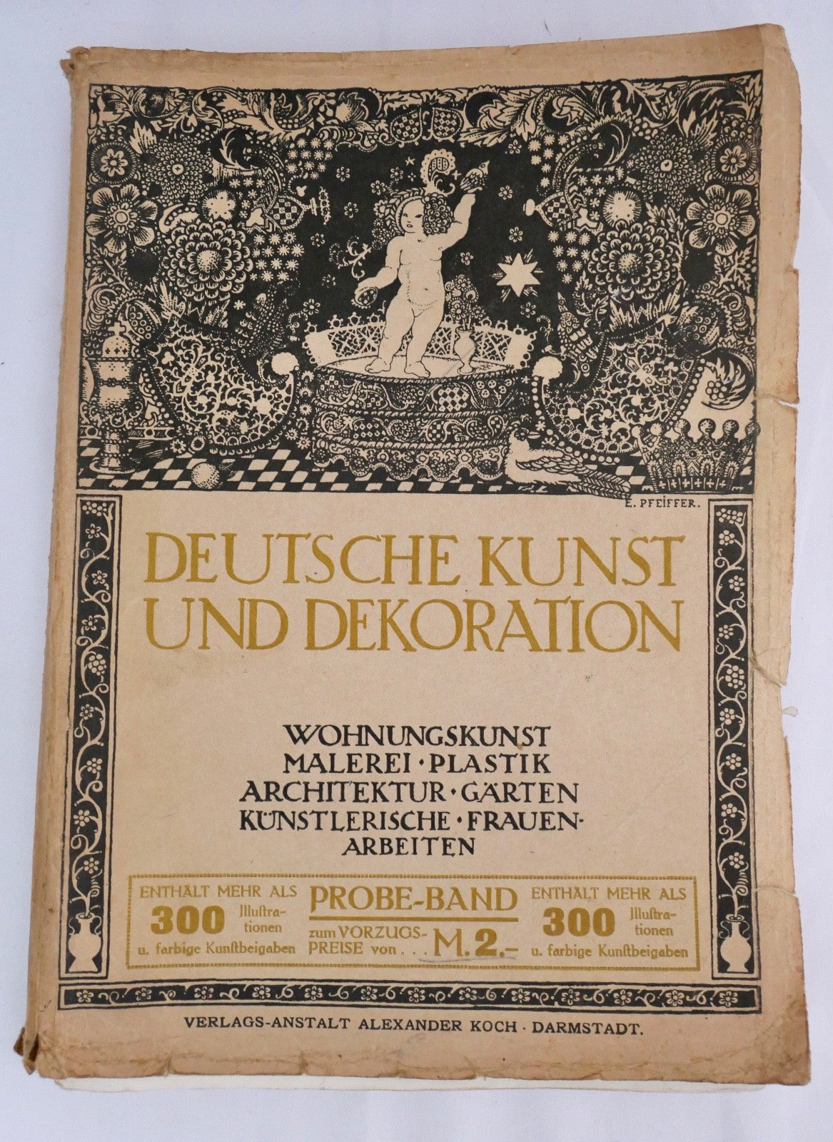 Deutsche Kunst und Dekoration Alexander Koch Darmstadt PROBE-BAND selten 1913 14