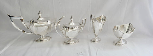 4 Tlg Plymouth Gorham 925 Sterling Silber Tee Service aus 1916