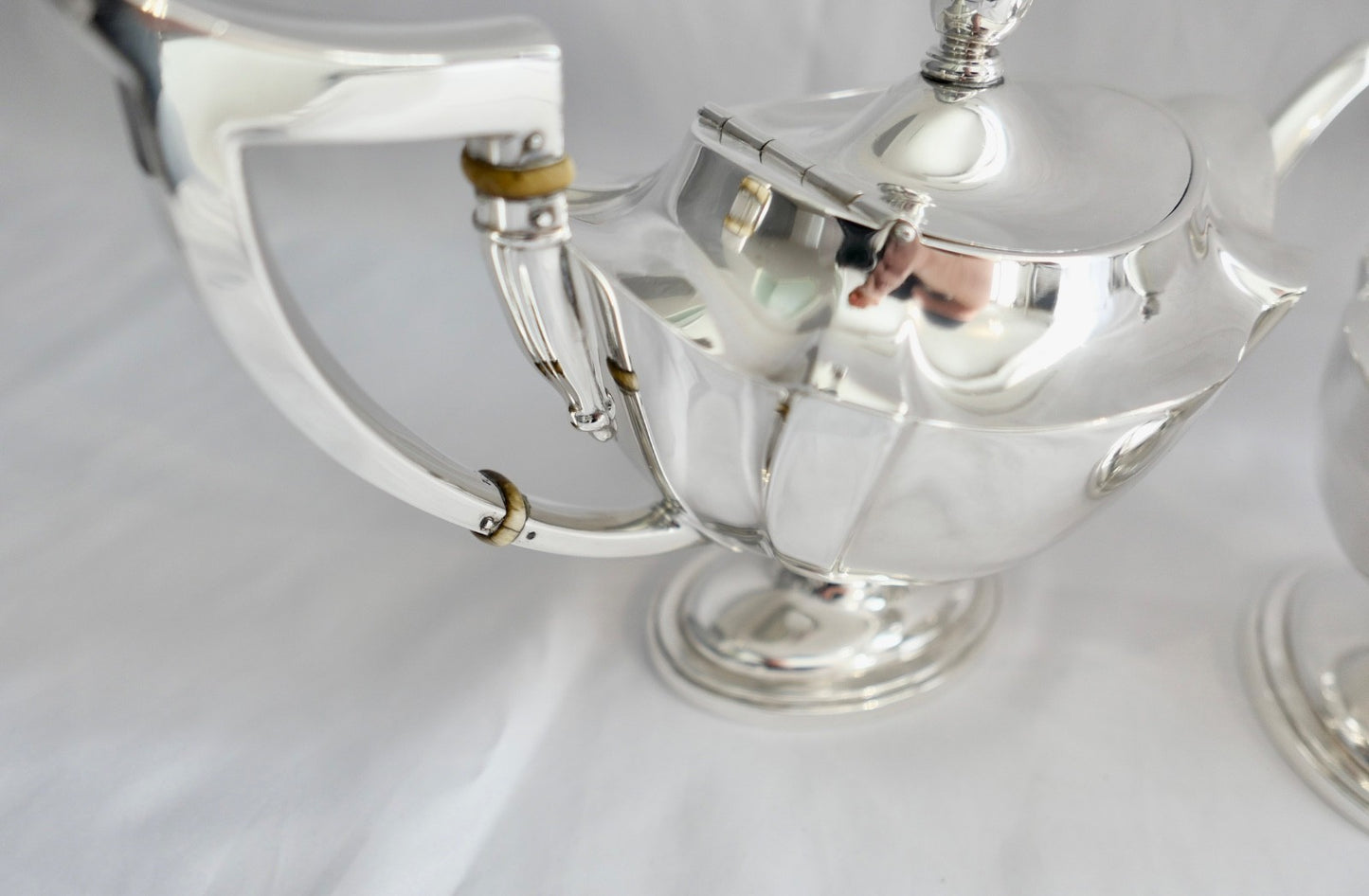 4 Tlg Plymouth Gorham 925 Sterling Silber Tee Service aus 1916