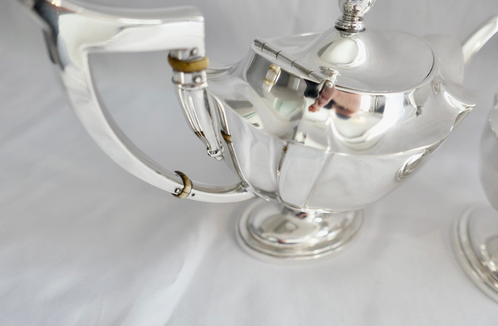 4 Tlg Plymouth Gorham 925 Sterling Silber Tee Service aus 1916