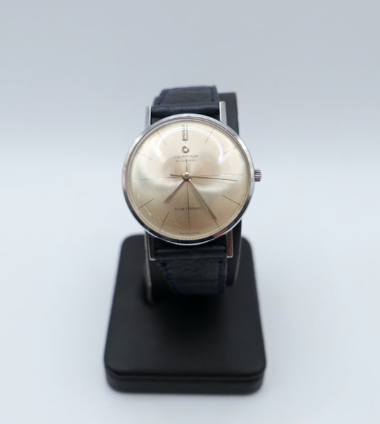 Certina Blue Ribbon Automatik Herren Armbanduhr Ref 5601 104 Stahl 34mm