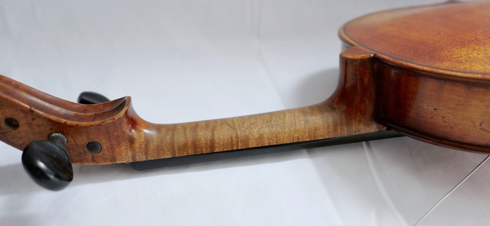 Alte Stradivarius Kopie Geige im Holzkasten mit Bogen & Zubehör Konvolut