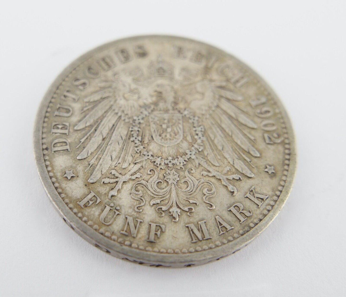 5 Mark Silbermünze Friedrich I. 1902 G Jäger J. 33 BADEN sehr schön