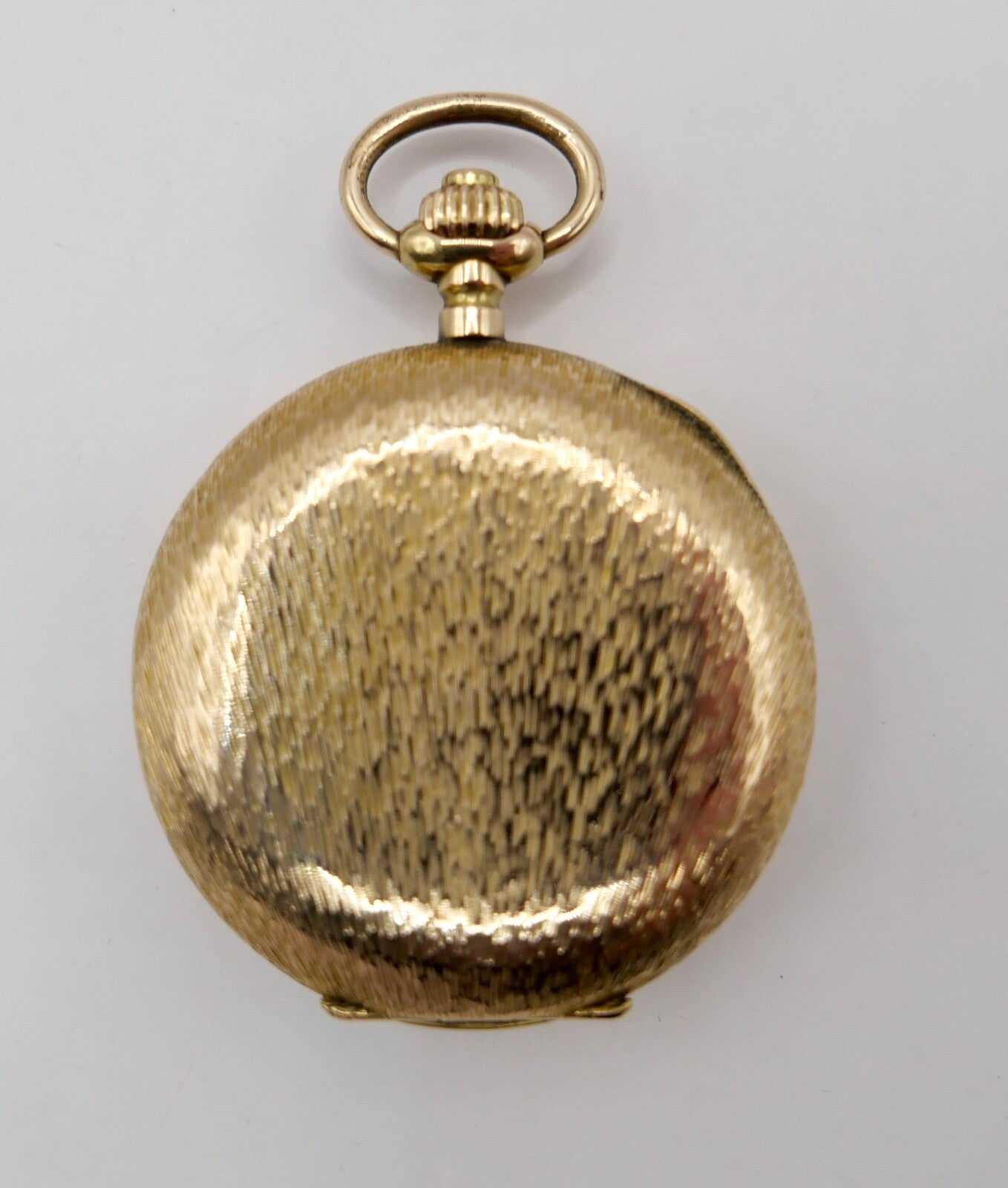 Antike Schweizer Damen Taschenuhr JRH 585 Gold  14K  mit Monogram Savonette