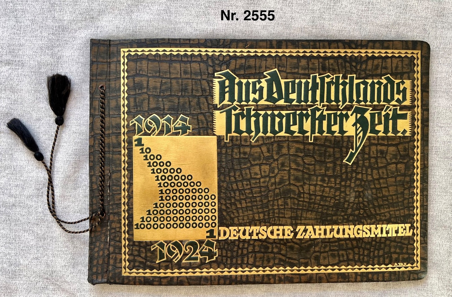 Album  116x Inflation Geldscheine Ro. Banknoten Mark Reichsbahn Mrd Mio UNC