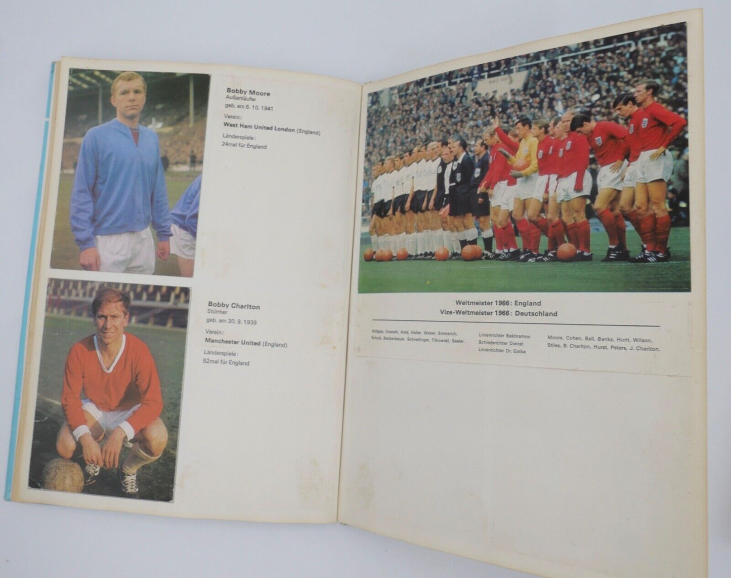 ARAL Fussball Album Komplett WM 1966 Autogramm BECKENBAUER NETZER OVERATH SEELER