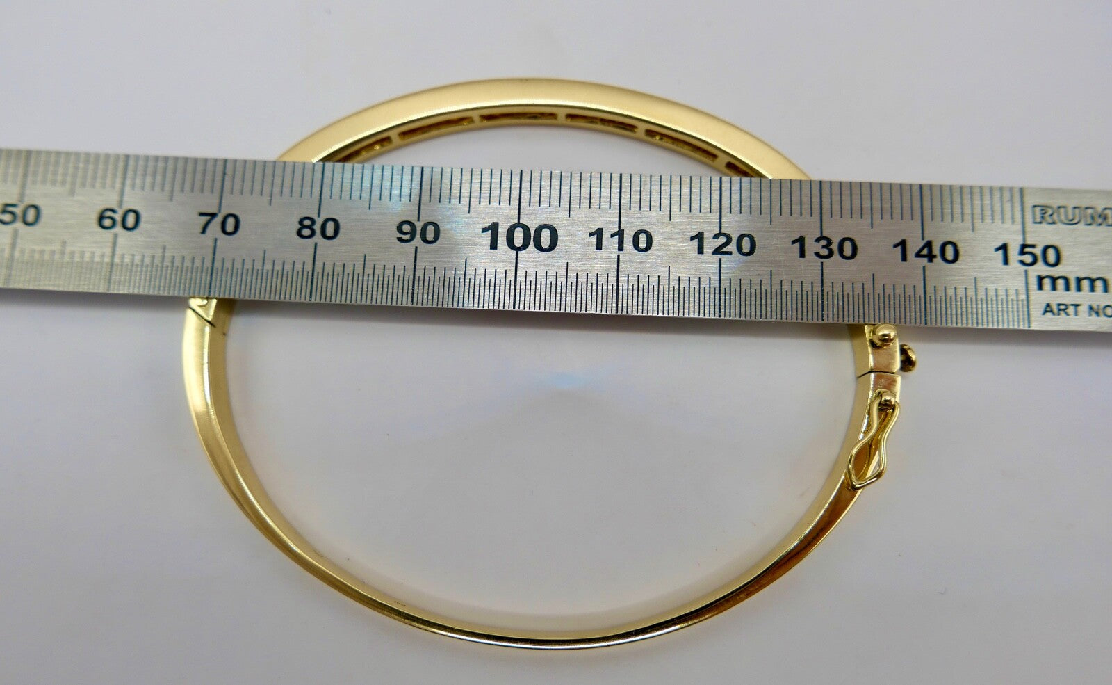 Brillantarmband Armreif Armspange 750 / 18 K Gelbgold 24 Brillanten 1,68 Ctw