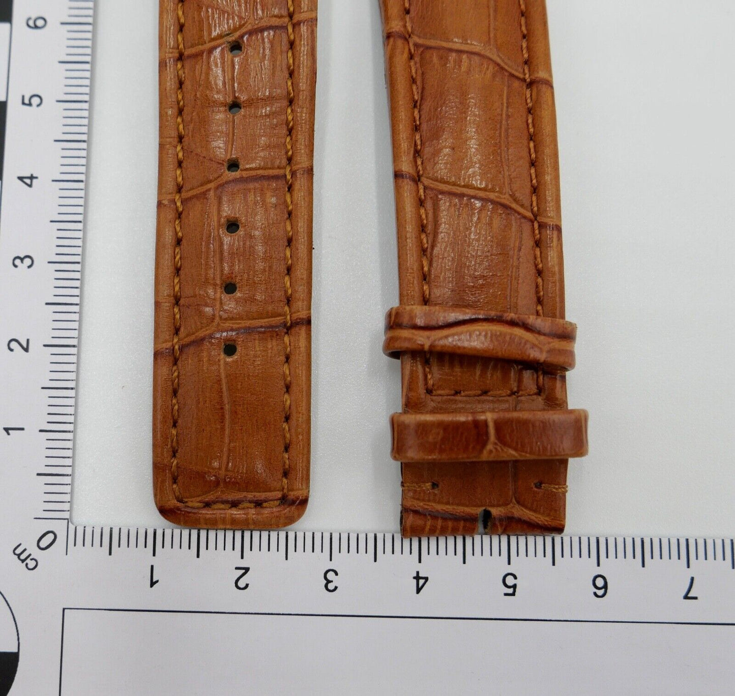 Original 20mm IWC Leder Uhrenband 20-18 NEUwertig Armband