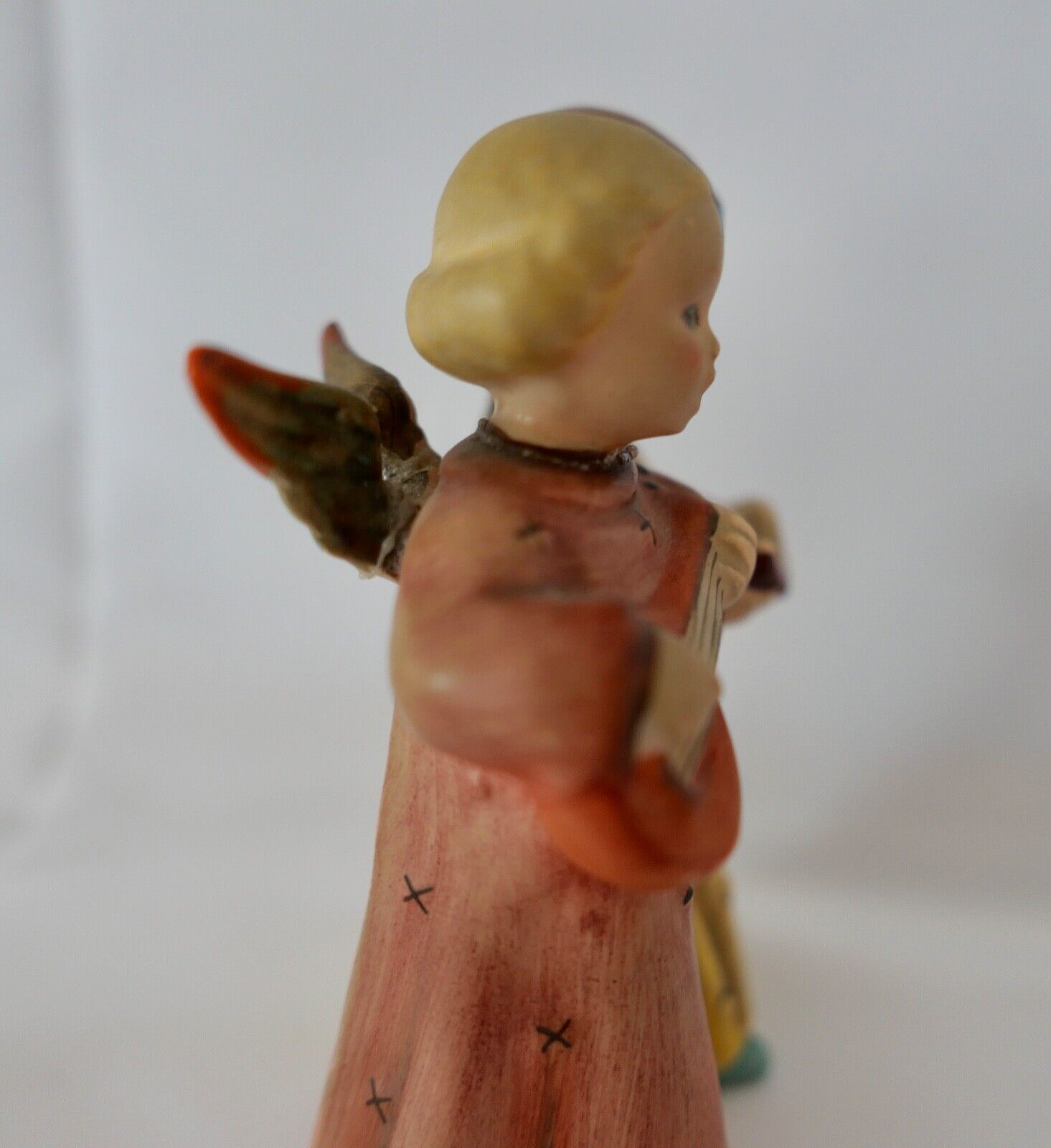 Orig Hummel Figur 144  " Singende Engel " Goebel Porzellan ANGELIC SONG 50-60er 