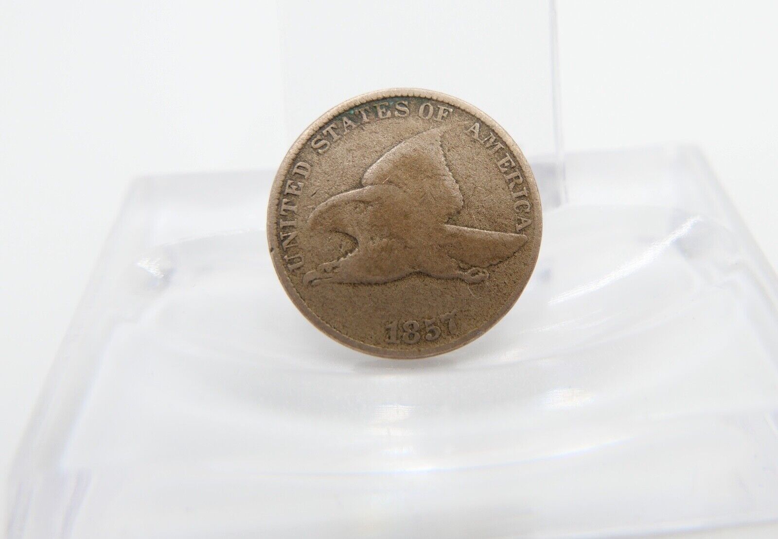 USA 1 Cent 1857 Flying Eagle Vereinigte Staaten ss-vz