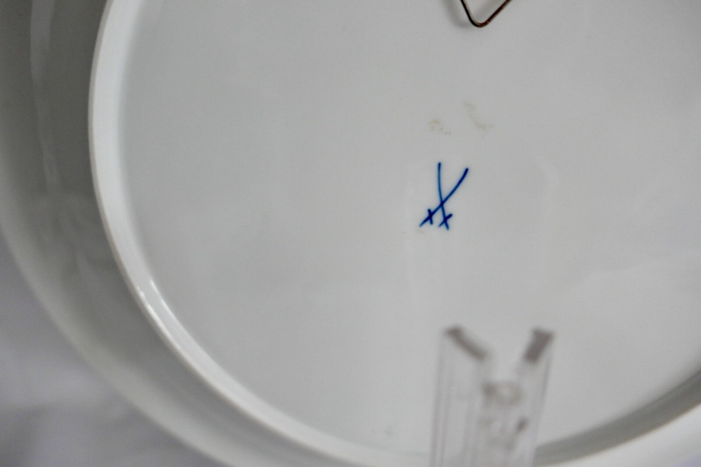 Meissen 1. Wahl Wandteller Blumenbukett Porzellan 31,3 cm Teller 1970er