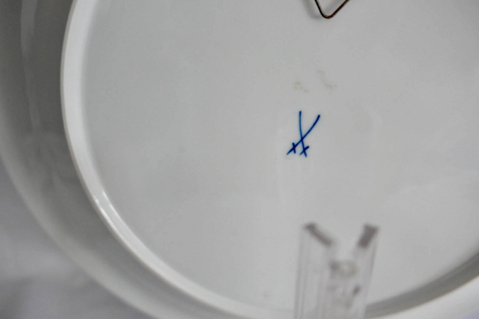 Meissen 1. Wahl Wandteller Blumenbukett Porzellan 31,3 cm Teller 1970er