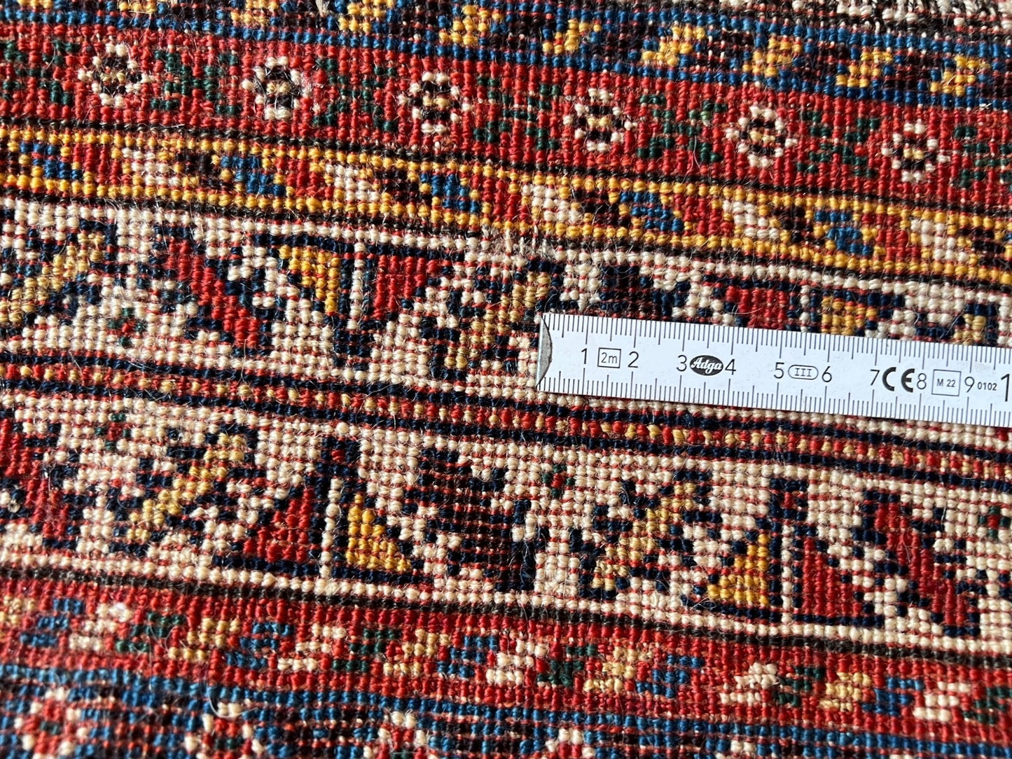 Qashqai alter Orientteppich Perserteppich old carpet 210x128 cm