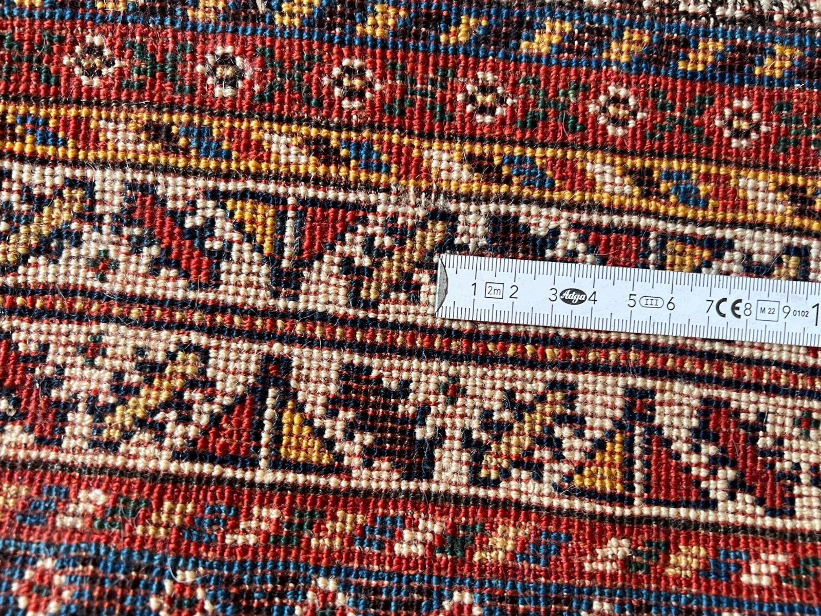 Qashqai alter Orientteppich Perserteppich old carpet 210x128 cm