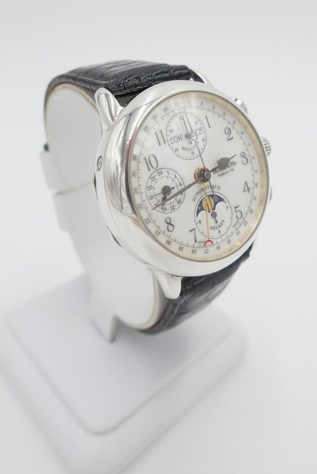 Philippe DuBois & Fils Chronograph 1910 Musee Edition 38 925 Silber Cal. ETA7751