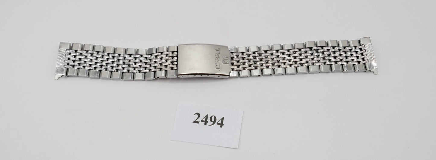 Tissot Edelstahlband Uhrenband 516 Faltschließe 18 mm sehr guter Zustand