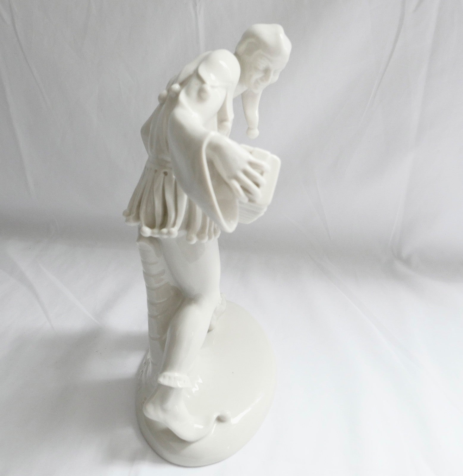 Schwarzburger Werkstätten Harlekin Figur Ziehharmonika Bandonium G. Oppel U 234