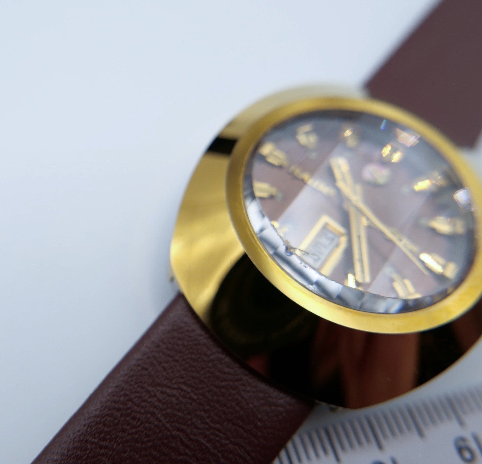 Rado Diastar 13G-625.0013.3 Automatic Vintage Herrenarmbanduhr Day-Date Gold