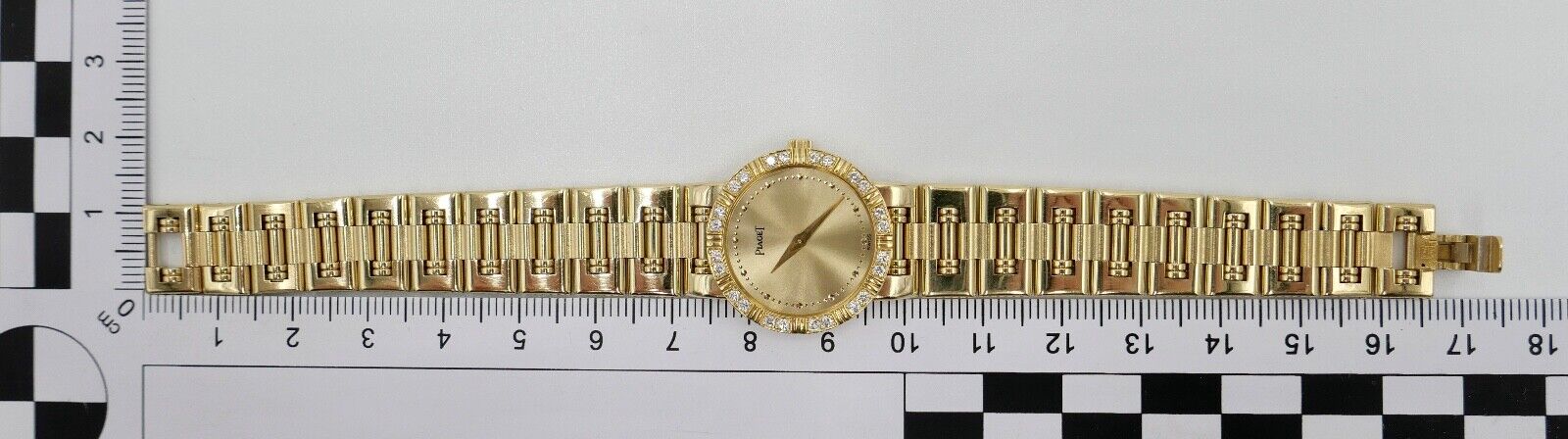 Piaget Dancer Quarz Damenuhr Brillantbesatz 750/18K Lady Ø 23,4 mm Ref. 80564K81