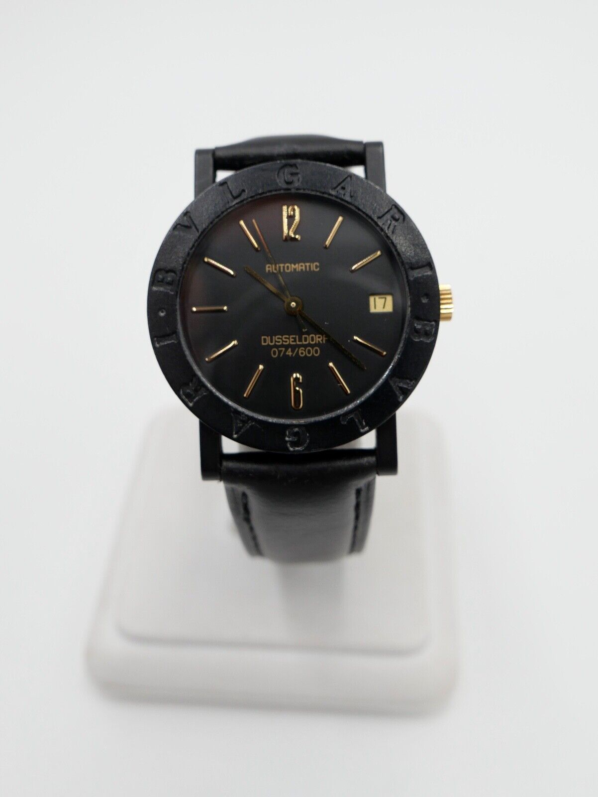 1994 BVLGARI BULGARI DÜSSELDORF CARBON Schwarz Gold LIMITIERTE AUFLAGE 074/ 600 