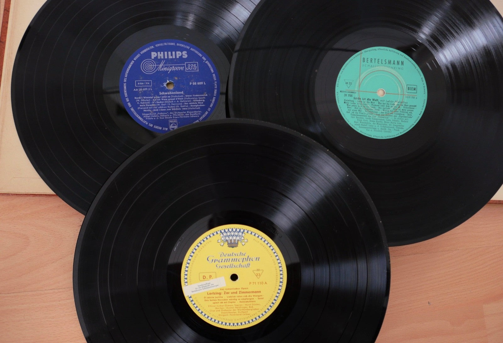 Konvolut 31 Schellackplatten Klassik Oper Operette Tanzmusik Deutsche 30cm 12"