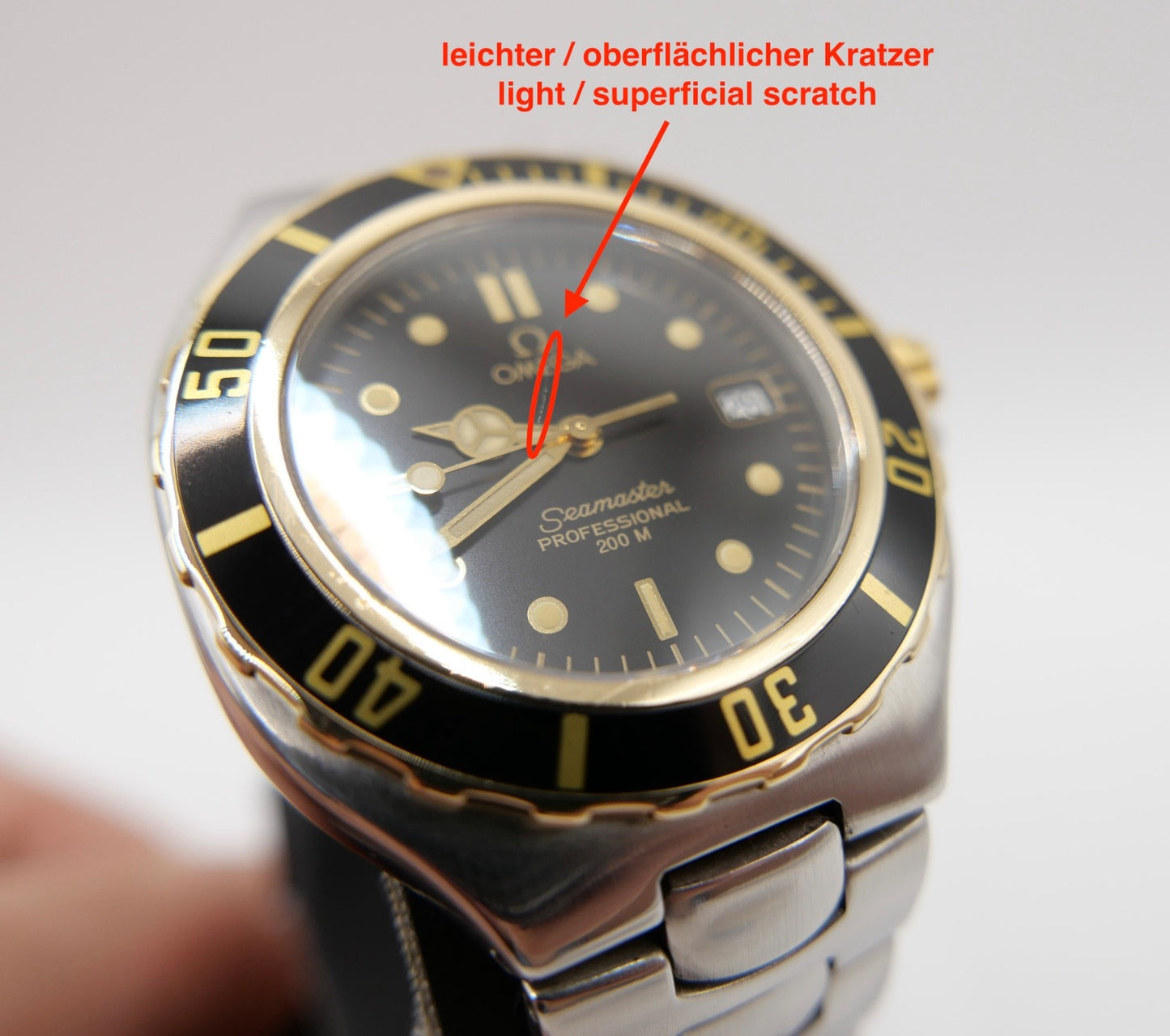 Omega 396.1042 Seamaster Professional 200m Pre-Bond Vintage Stahl Gold Cal 1438