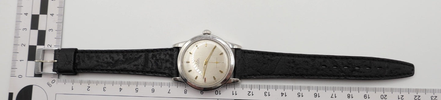 Omega Automatic Vintage Herrenarmbanduhr Ref. 2576-13 Kal. 342 Stahl Bumper 50er