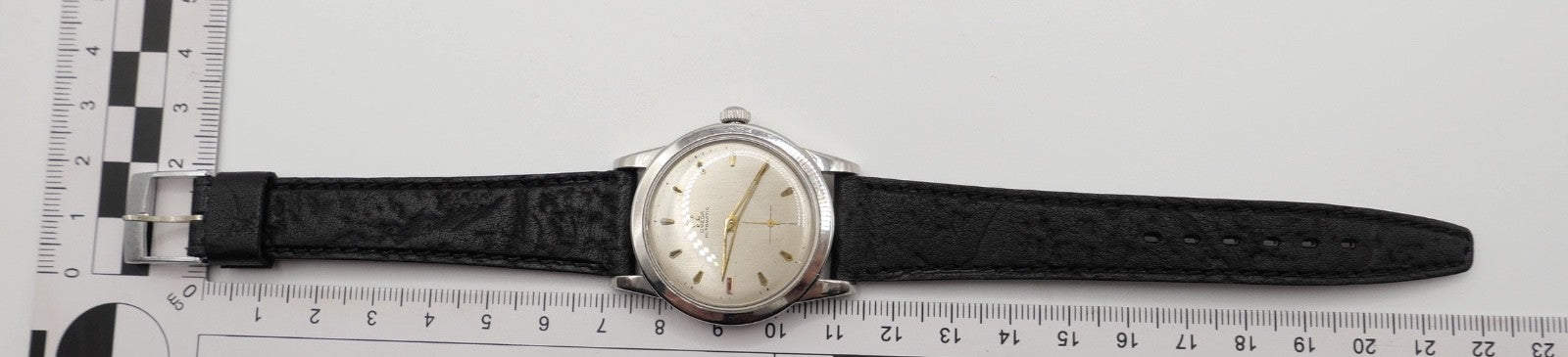 Omega Automatic Vintage Herrenarmbanduhr Ref. 2576-13 Kal. 342 Stahl Bumper 50er