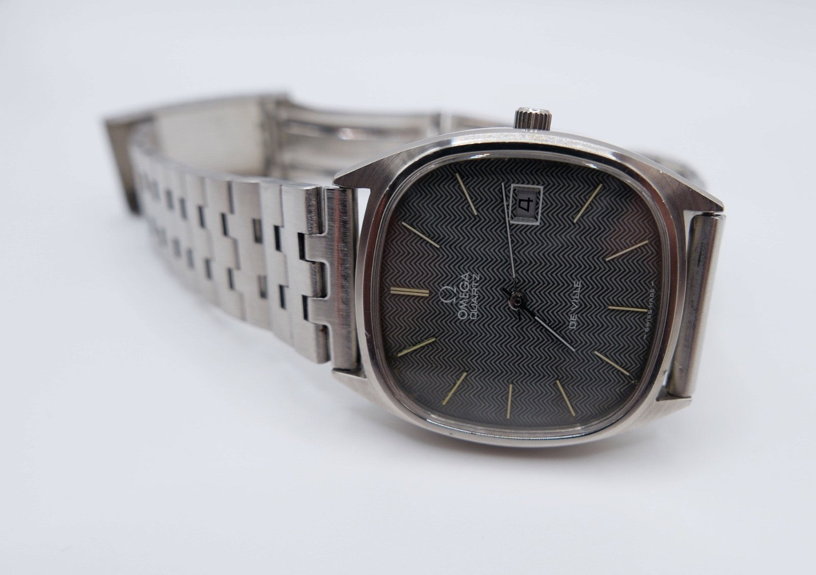 Omega De Ville Quartz Herren Uhr Stahl Ref. 192.0028 Cal. 1325 Vintage 1970er
