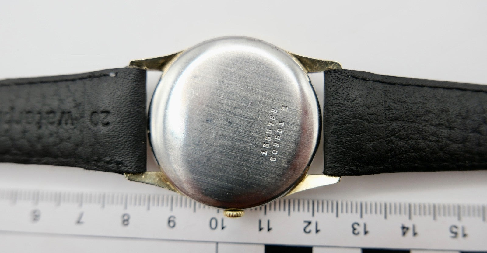 1950er Universal Geneve Herrenuhr Cal. 330 Handaufzug neues Lederarmband