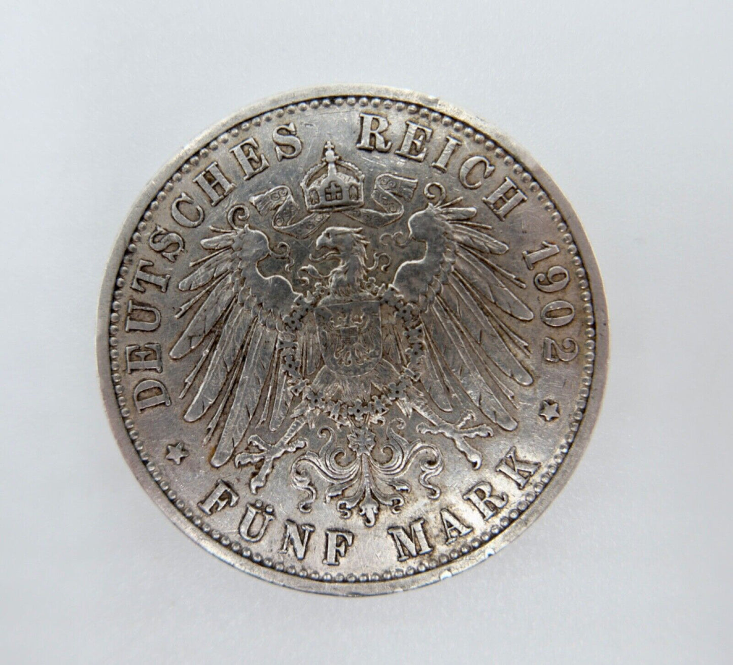  5 Mark Silbermünze Friedrich I. 1902 G Jäger J. 33 Baden 1852-1907