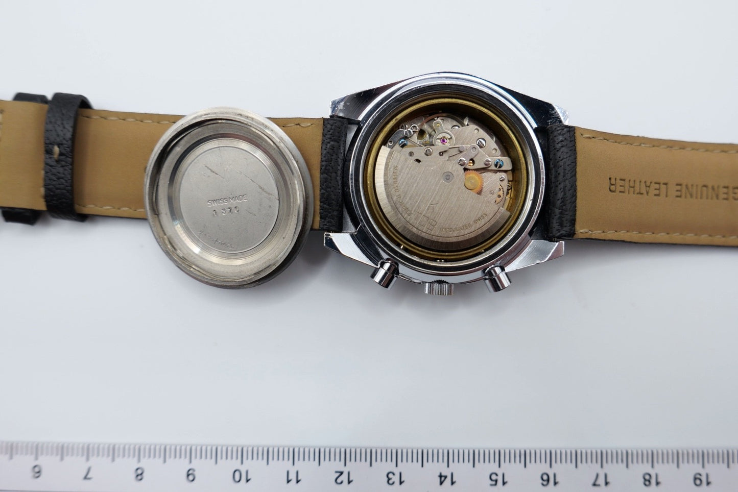 GHC Automatic Chronograph Vintage Herrenarmbanduhr Valjoux 1369 TDB-K 1369