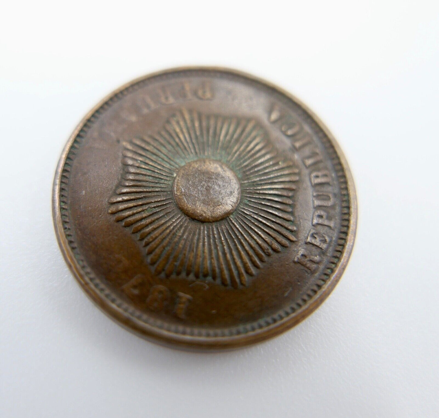 Peru 2 Dos Centavos 1878 ss-vz