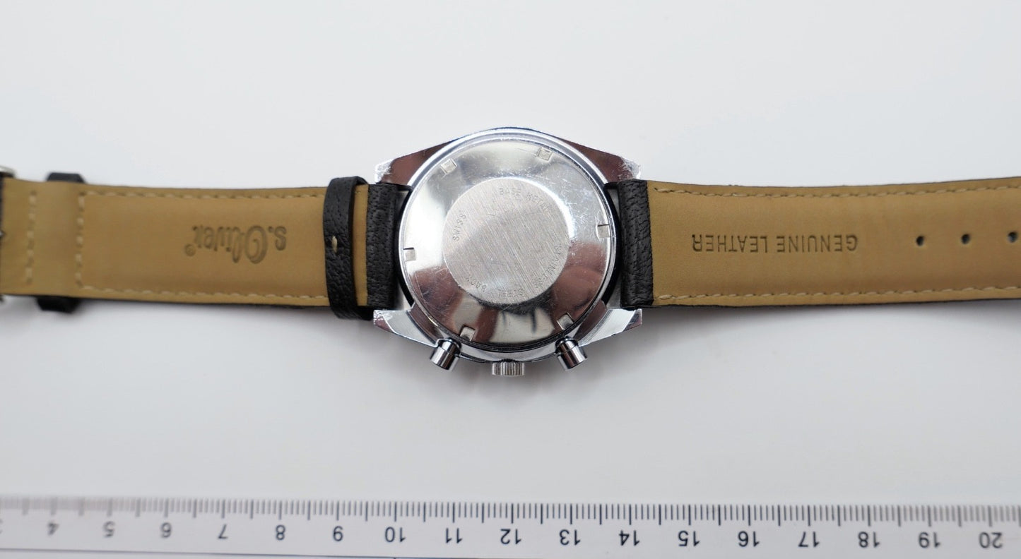 GHC Automatic Chronograph Vintage Herrenarmbanduhr Valjoux 1369 TDB-K 1369