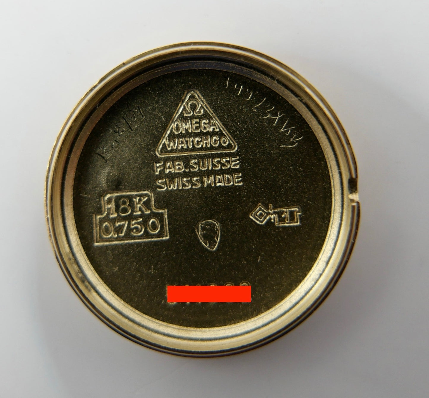 Klassische 1960er Jahre Omega Damenuhr Handaufzug 750 18K Vollgold Cal. 620