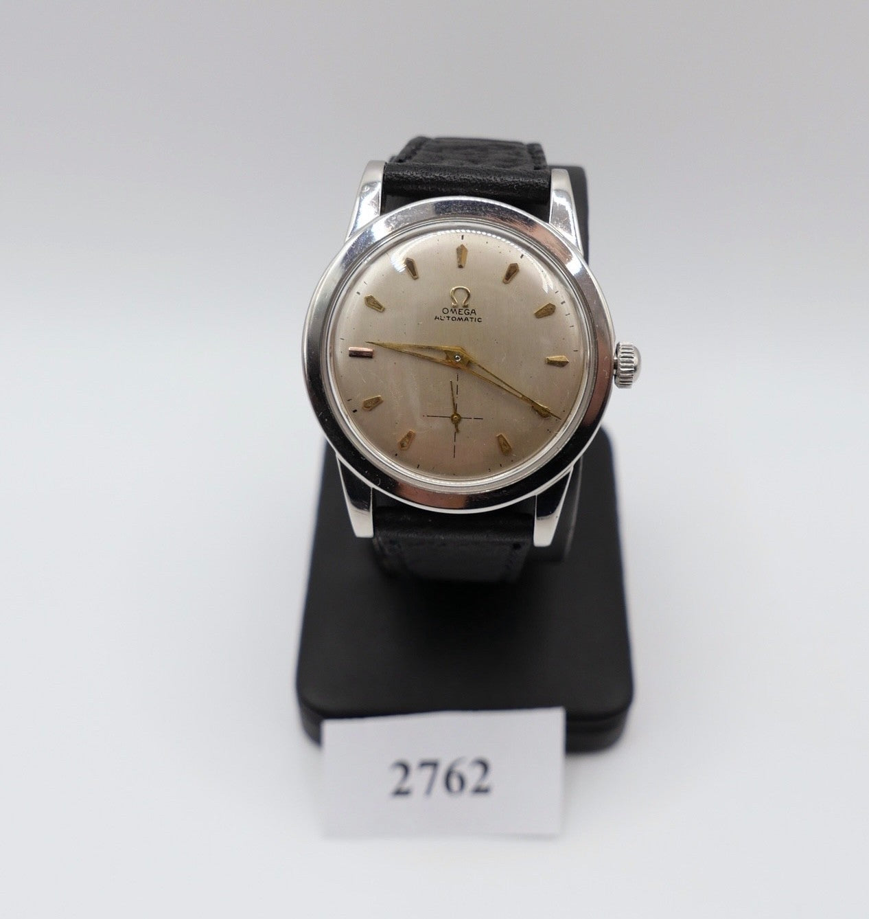 Omega Automatic Vintage Herrenarmbanduhr Ref. 2576-13 Kal. 342 Stahl Bumper 50er