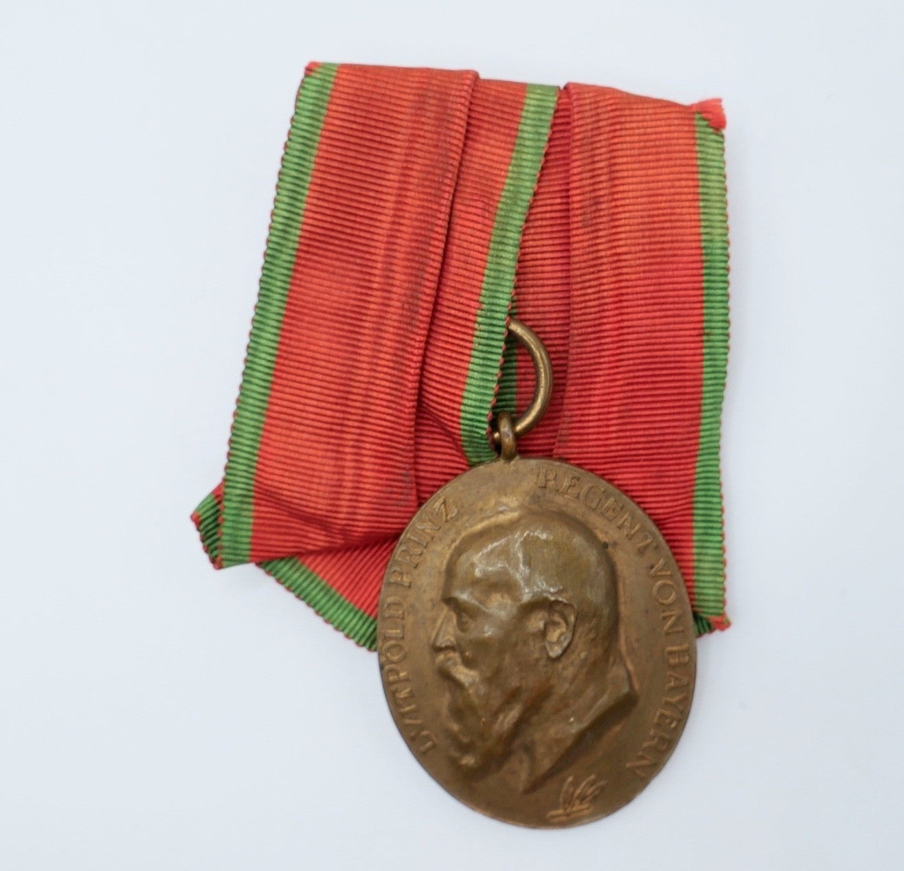 Prinzregent Luitpold Medaille in Bronze 1905 Bayern mit Band / Spange Jubiläum
