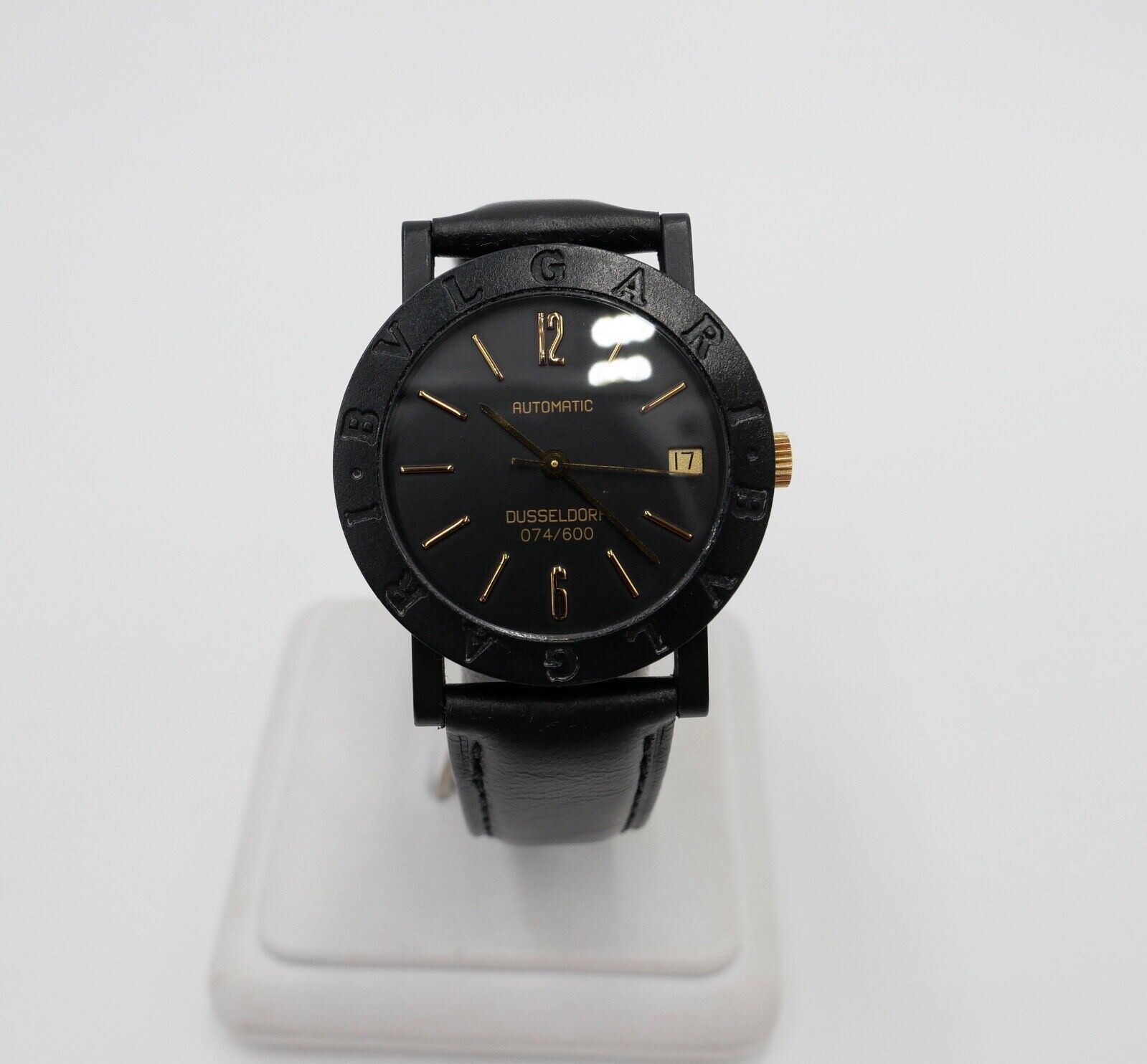 1994 BVLGARI BULGARI DÜSSELDORF CARBON Schwarz Gold LIMITIERTE AUFLAGE 074/ 600 