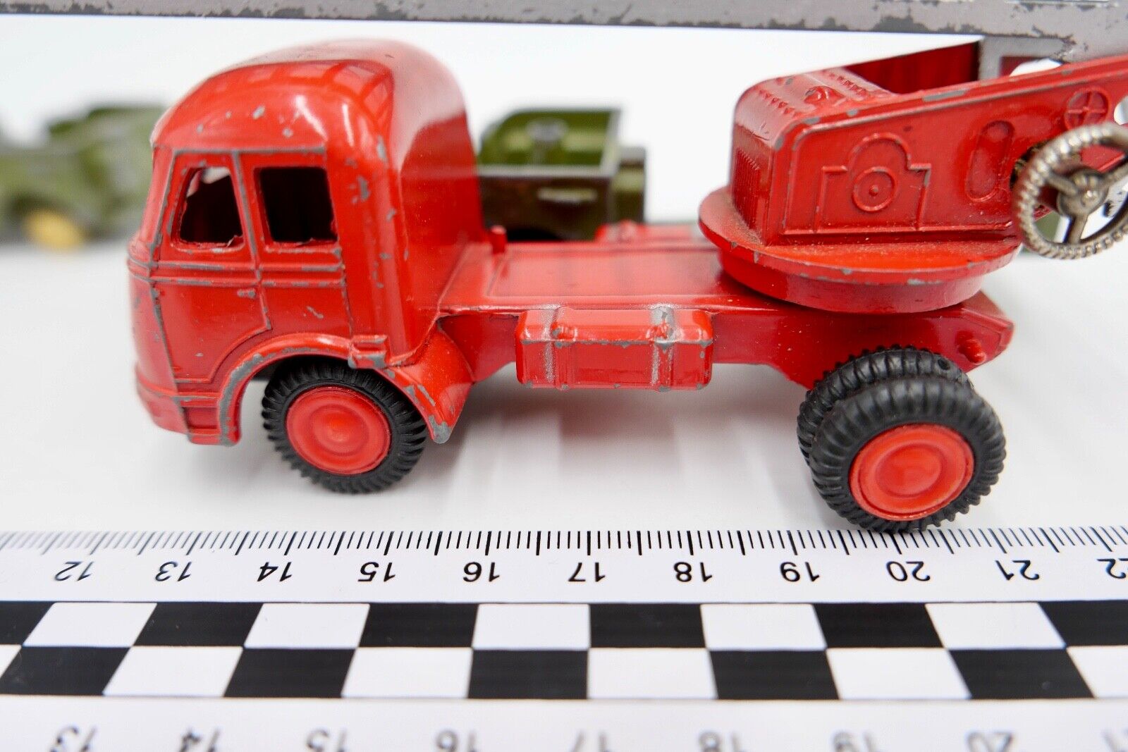 Posten 4 Stück Gama Toys Modellautos Feuerwehr 710 904-5-6 Jeep Militär