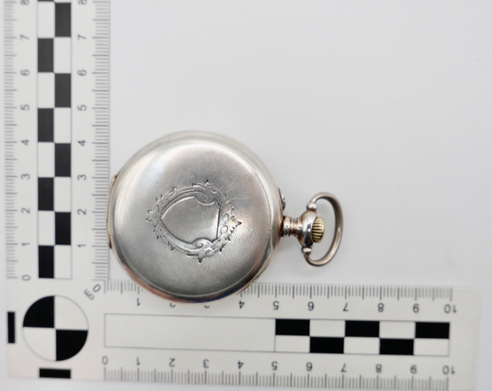 Antike Alpina 800 Silber Taschenuhr Zylinderhemmung 10 Steine