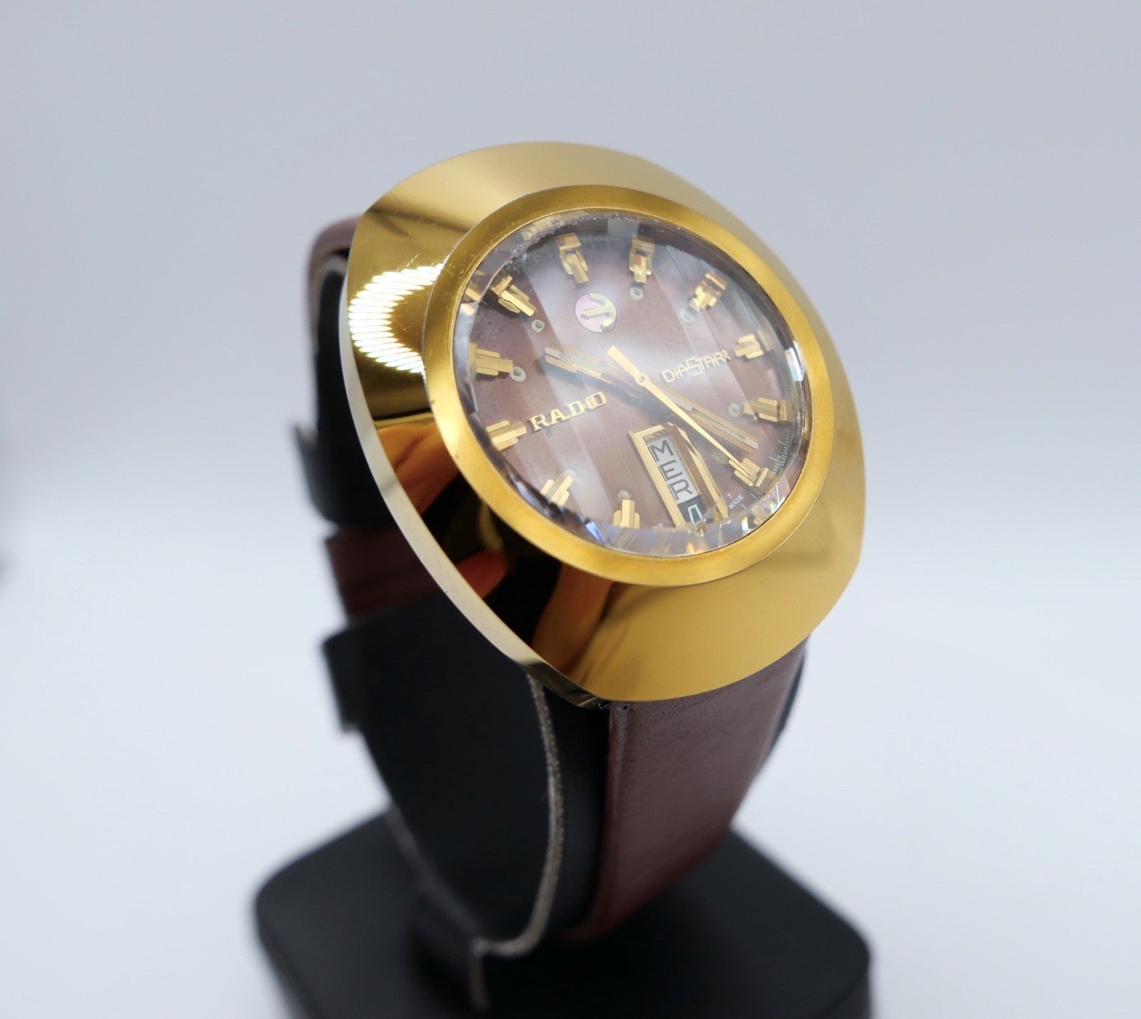 Rado Diastar 13G-625.0013.3 Automatic Vintage Herrenarmbanduhr Day-Date Gold