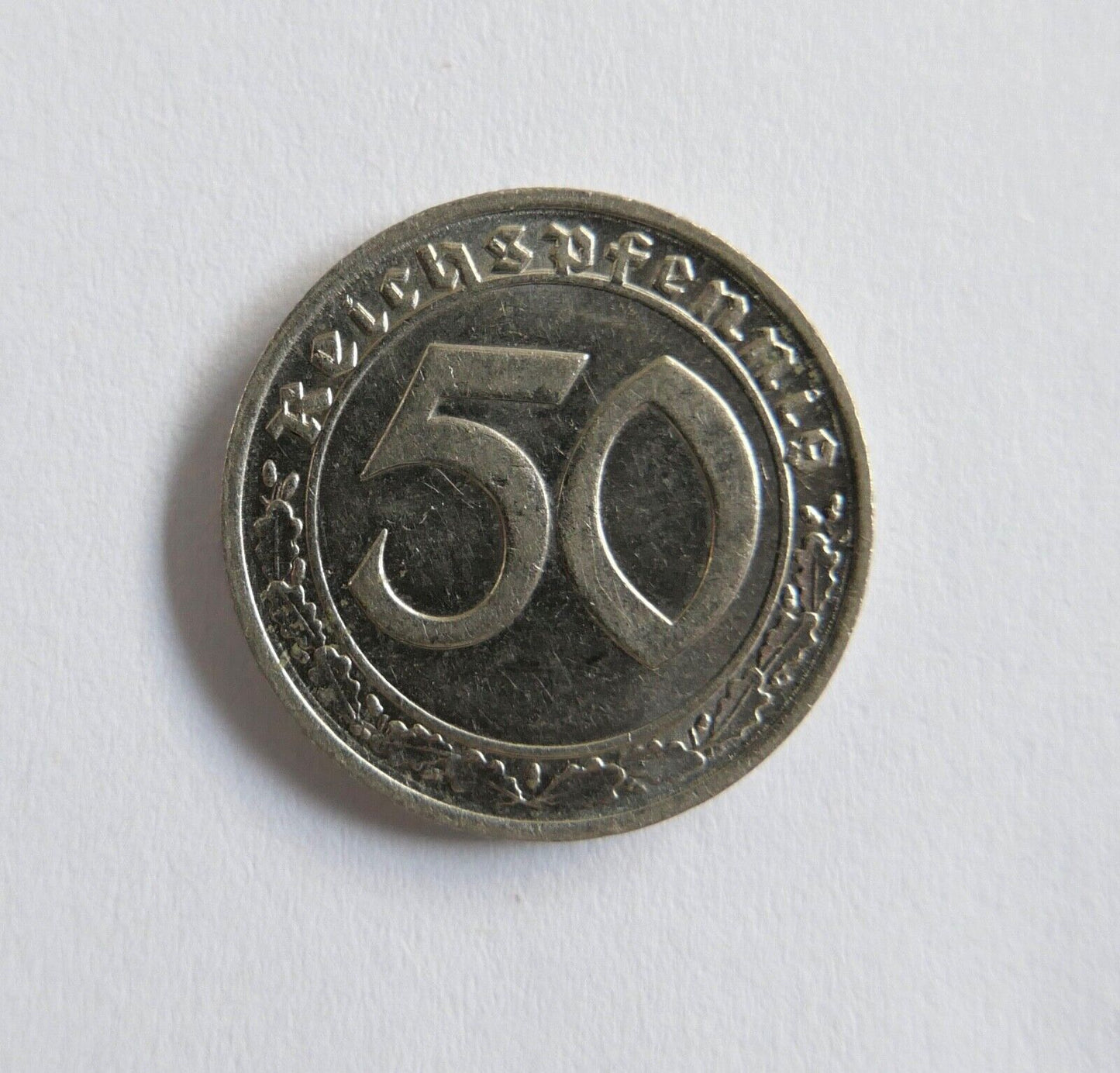 1939 G 50 Reichspfennig  in VZ J. 365